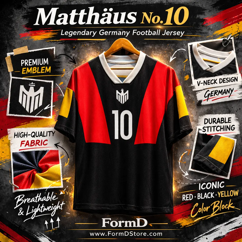 เสื้อฟุตบอลทีมชาติ เยอรมัน ดีไซน์ใหม่ สไตล์ 90 ทรง OVERSIZE