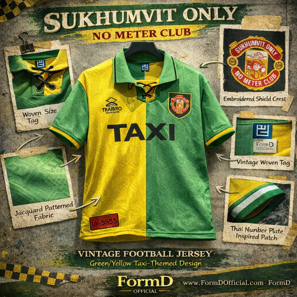 เสื้อฟุตบอล ปีศาจแดง ปี 1992/93 เวอร์ชั่น TAXI คอเชือก